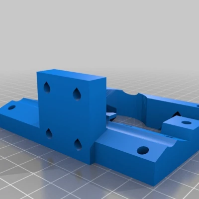 Trục Mendel X được sửa đổi để gắn hot end BitsFomBytes