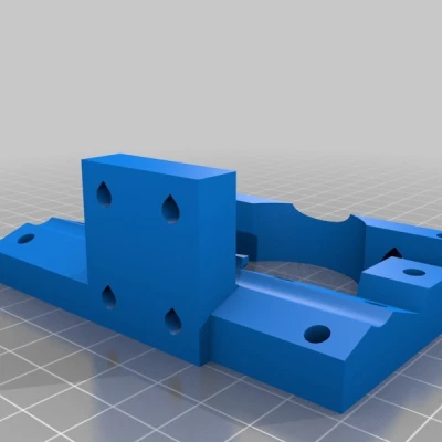 Chỉnh sửa Xcarriage để gắn bộ đùn Mendel vào đầu đùn BFB