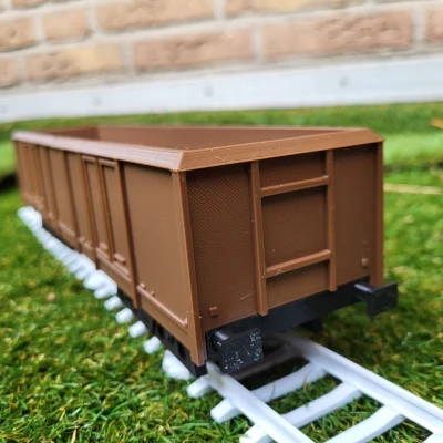 Mô hình xe Toa Chở Hàng Cao DB Khổ 0 (DB HOCHBORDWAGEN SPUR 0)