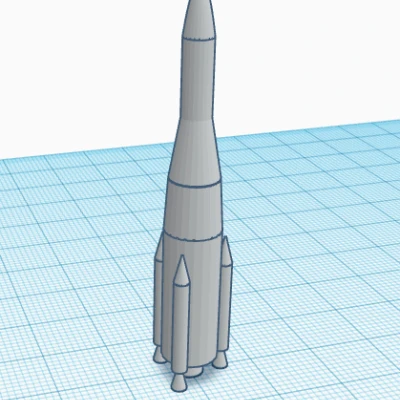 Mô hình Tên Lửa Để In 3D