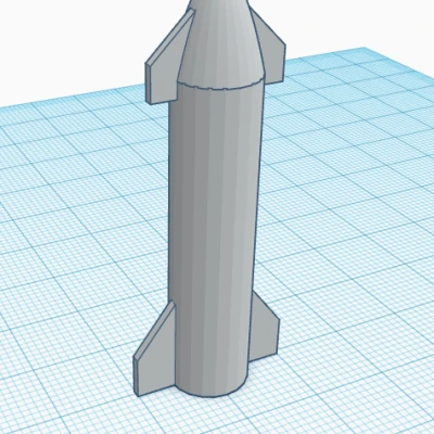 Mô hình Tên Lửa Để In 3D