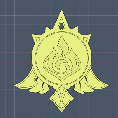 Phyro Vision - Genshin Vision - Thiết Kế SuperLite