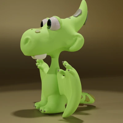 Khủng Long Pterodactyl Dễ Thương / Mô Hình Pterodactilo Đáng Yêu