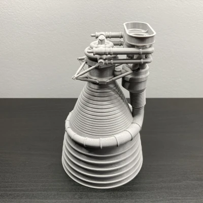 Mô hình 3D Động cơ F-1 Tên lửa Saturn V