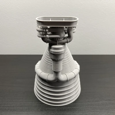 Mô hình 3D Động cơ F-1 Tên lửa Saturn V