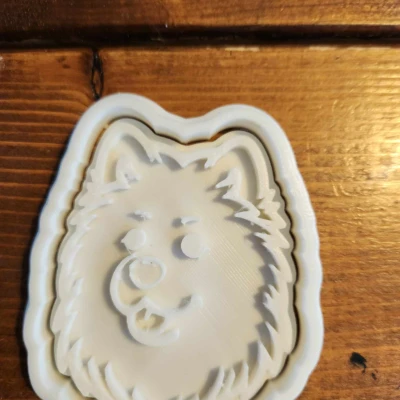 Khuôn Cắt Bánh Quy Hình Samoyed