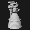 Mô hình 3D Động cơ F-1 Tên lửa Saturn V - Thumbnail 7