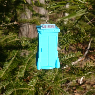 Móc Khóa Trang Trí Cây Thông Noel "Suicide Booth" Futurama