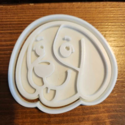 Khuôn Cắt Bánh Quy Hình Chó Beagle Có Dập Hình