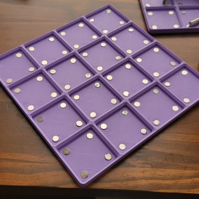 Tấm đế từ Gridfinity - In dễ dàng hơn (Bản chỉnh sửa của Jools)