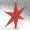 Ngôi Sao Giáng Sinh Đường Kính 202mm Có 6 Cánh - Thumbnail 2