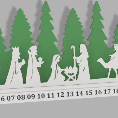 Lịch Vạn Niên Mô Hình Hang Đá Giáng Sinh