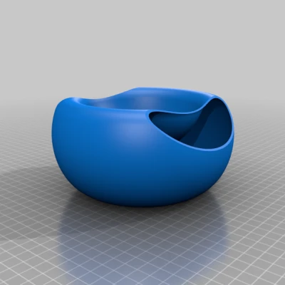 Chén hạt dẻ hai mặt không cần support