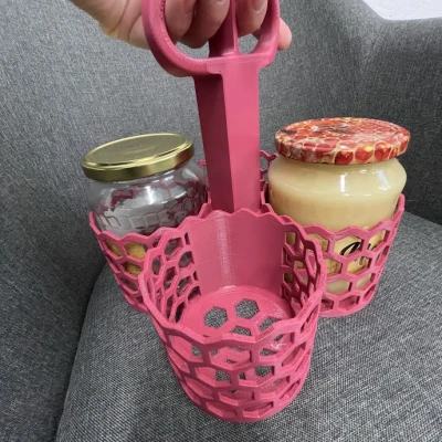 Hộp đựng 4 lọ mật ong