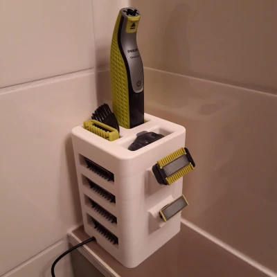 Đế Philips OneBlade, Chỗ Cất Giữ Thiết Bị và Dock Sạc