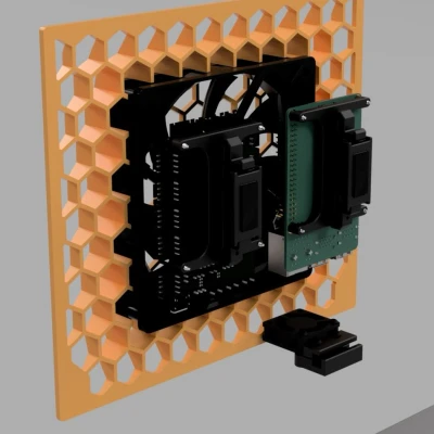 Tấm Lưng Cho Voron 0.2 Có Quạt 120mm