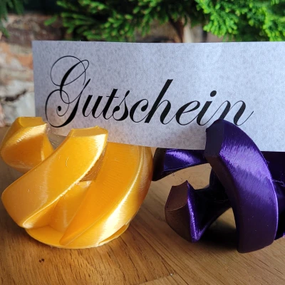 Hộp Quà Vặn Vít Dạng Quả Cầu Xoay - Kugel für Gutschein