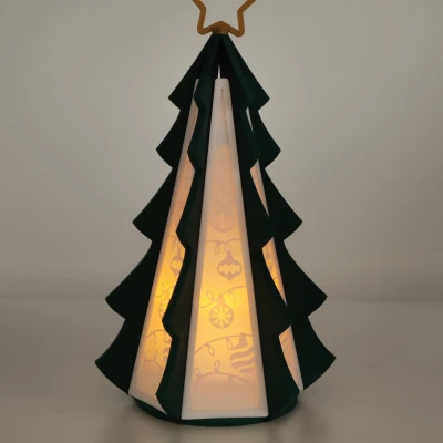 Đèn Cây Thông Noel Để Bàn Thờ