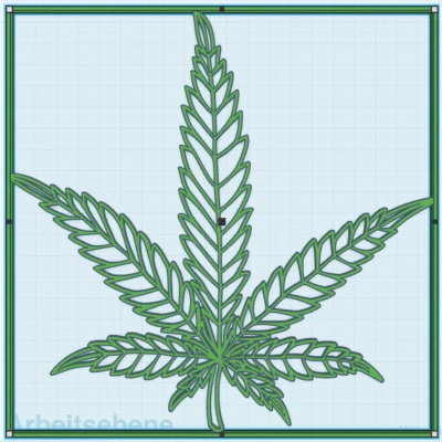 Tranh Treo Tường Lá Gai Dầu