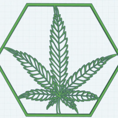 Tranh Treo Tường Lá Gai Dầu