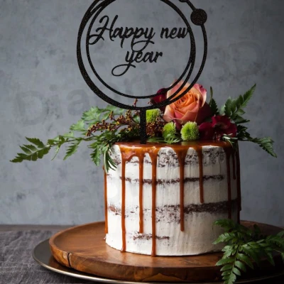 Trang Trí Bánh Kem Chúc Mừng Năm Mới