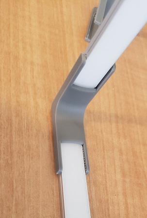 Góc Kênh Nhôm Cho Đèn LED Dây