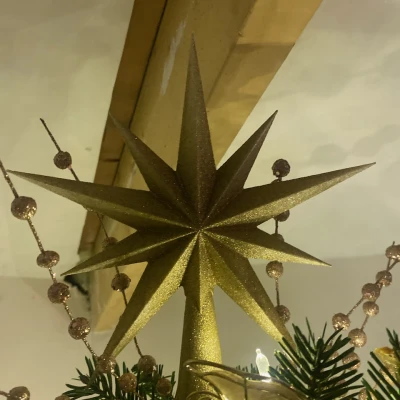 Ngôi Sao Trang Trí Cây Thông Noel