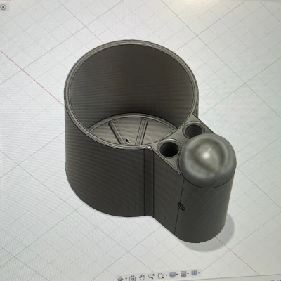 Giá đỡ ly và bút cho xe lăn có kèm chỗ để đồ