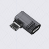 Mô hình tham khảo adapter USB-C góc vuông - Thumbnail 3