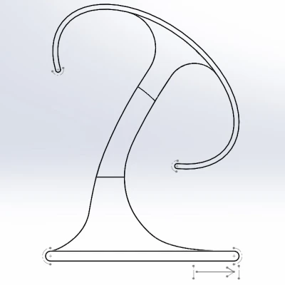 Giá Đựng Đồng Hồ Tối Giản Với Đế Dài Hơn