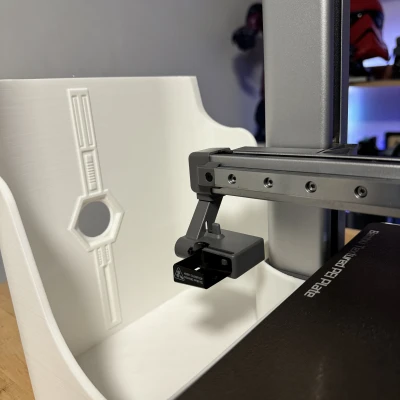 Thùng Rác Bambu Lab A1 - Phiên Bản Cổng Xả Nhiệt Ngôi Sao Chết