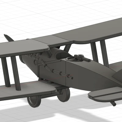 Mô Hình Máy Bay Bristol F2B Tỷ Lệ 1:42
