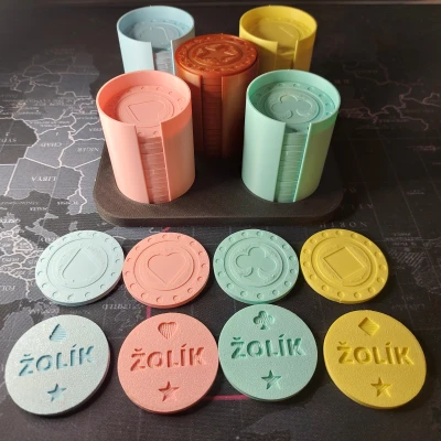 Chip chơi bài Žolík