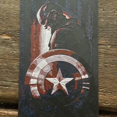 Tranh Captain America Hue Forge