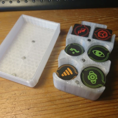 Hộp đựng Token Star Wars X-wing (focus, evade, ion, stress, v.v.)