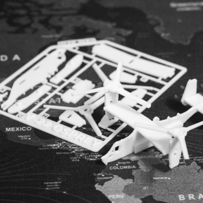 V-22 Osprey Kit Card - Mô Hình Máy Bay Cánh Quạt Nghiêng