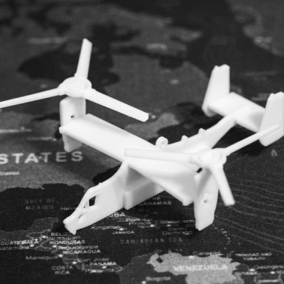 V-22 Osprey Kit Card - Mô Hình Máy Bay Cánh Quạt Nghiêng