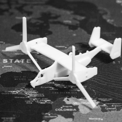 V-22 Osprey Kit Card - Mô Hình Máy Bay Cánh Quạt Nghiêng