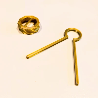 Nắp Quả Châu (In Chế Độ Lọ) và Khoen Treo Cây Thông Noel