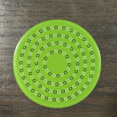 Ảo ảnh xoắn ốc các vòng tròn