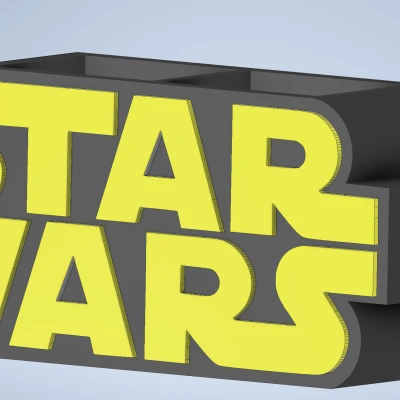 Chân Cắm Bút Logo Star Wars