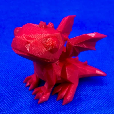 Rồng Dễ Thương Phiên Bản Low Poly