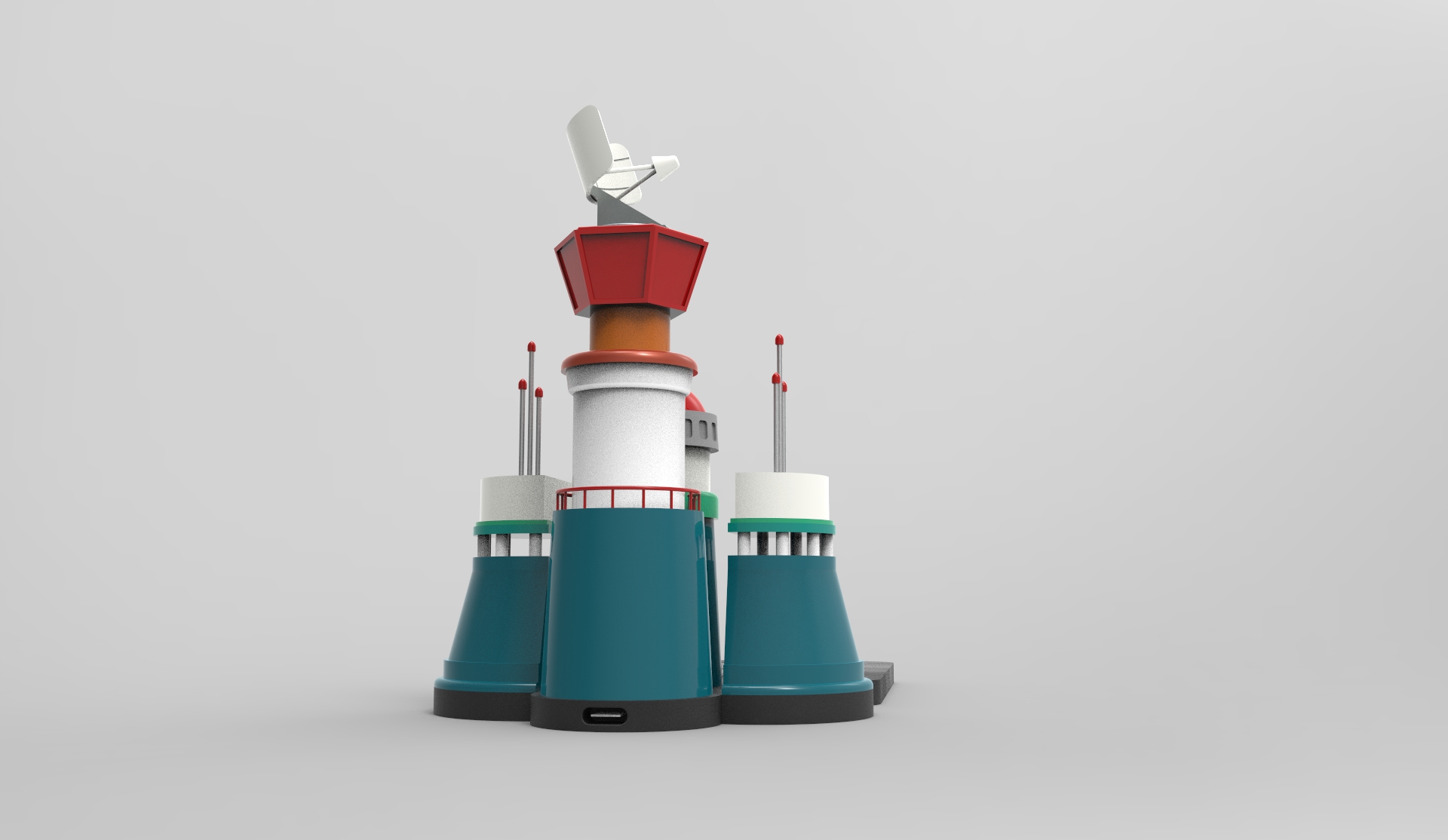 Mô hình đế sạc không dây cho điện thoại