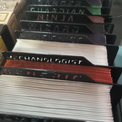 Bộ chia thẻ bài, Bộ lớp FaB, 100mm x 70mm x 1mm