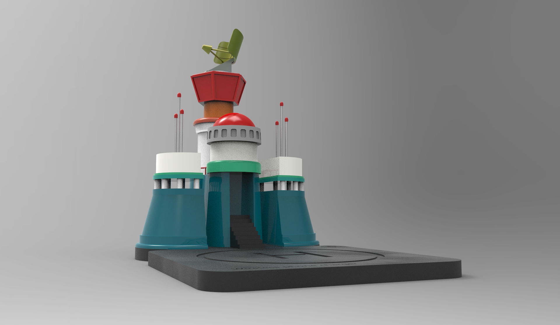 Mô hình đế sạc không dây cho điện thoại