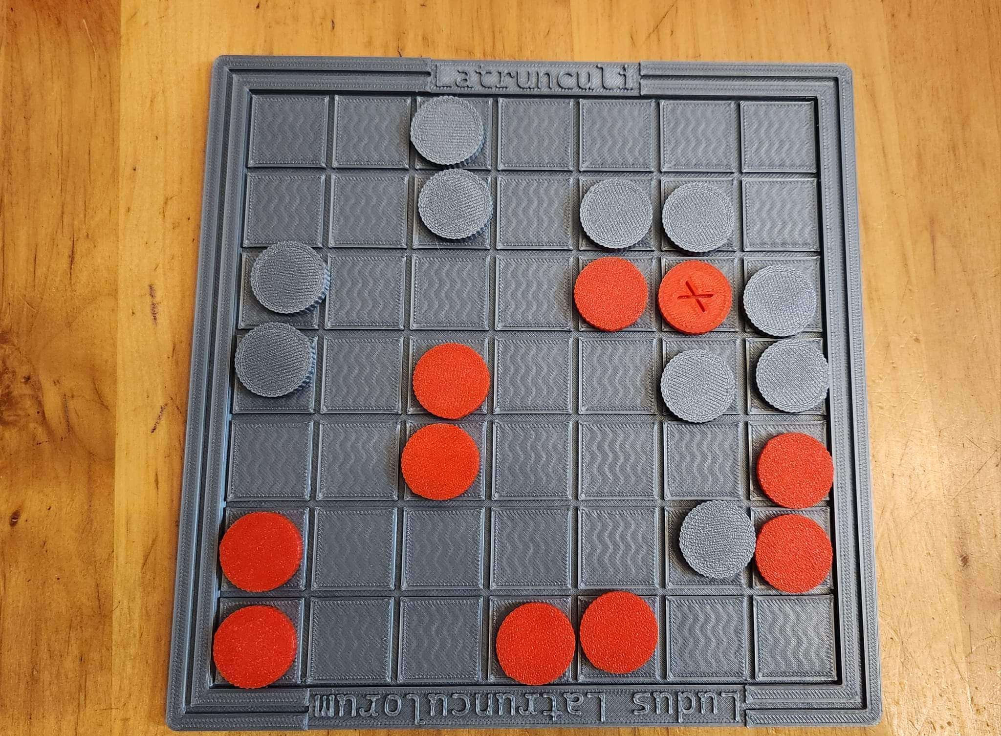 Bàn cờ Ludus Latrunculorum 3D