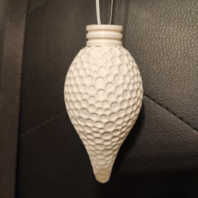 Móc Trang Trí Giáng Sinh Họa Tiết Voronoi (Bản đặc)