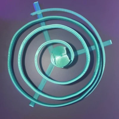 Cây Thông Xoắn Ốc Mùa Lễ Hội