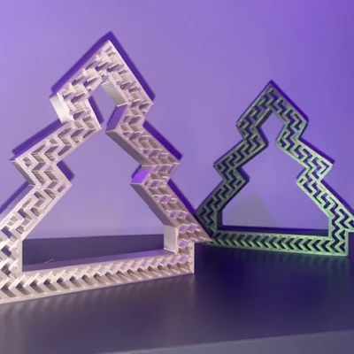 Cây Thông Giáng Sinh Xương Cá Rỗng Ruột