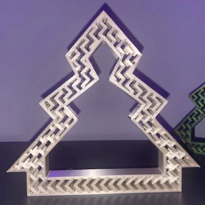 Cây Thông Giáng Sinh Xương Cá Rỗng Ruột